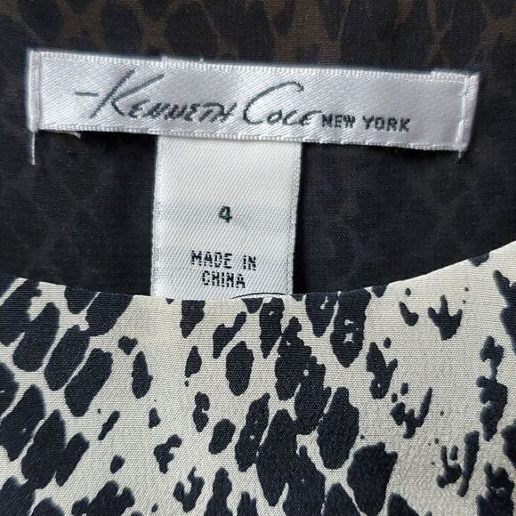2/$15 Sale Kenneth Cole silk dress, size 4 - Picture 2 of 5